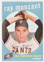 1959 Topps Baseball Cards      332     Ray Monzant